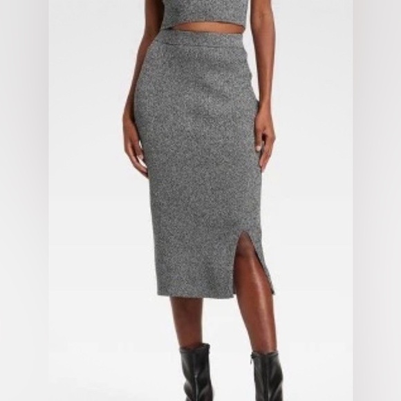 a new day Dresses & Skirts - A New Day - Ribbed MIDI Sweater Skirt